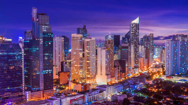 마닐라 전경 모습 2026 필리핀 생활비 및 전기요금 관련 이미지